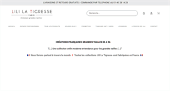 Desktop Screenshot of lililatigresse.com